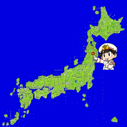 花巻のマップ画像