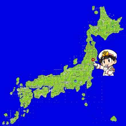 登米のマップ画像