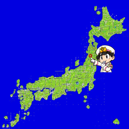 横手のマップ画像