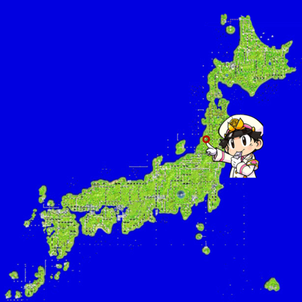 酒田のマップ画像