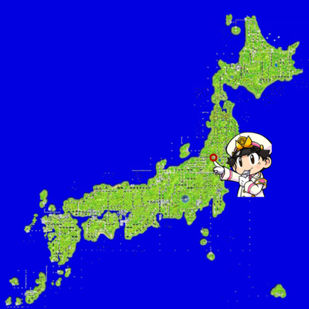 喜多方のマップ画像