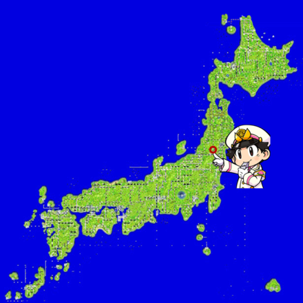 米沢のマップ画像