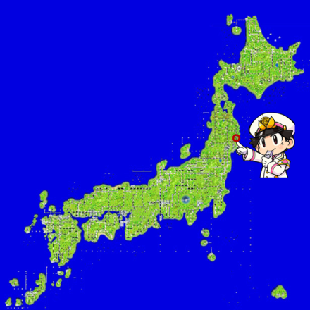 大船渡のマップ画像