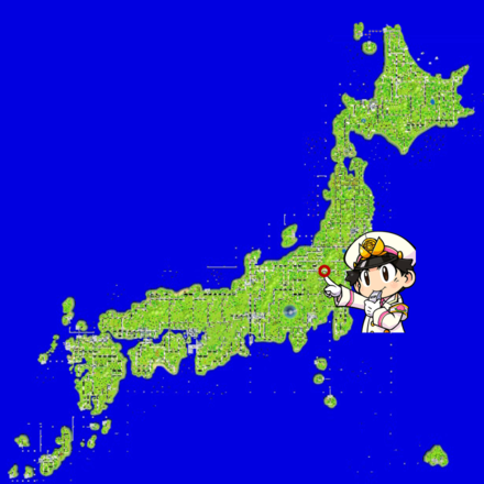 前橋のマップ画像