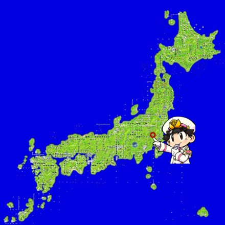 上野のマップ画像