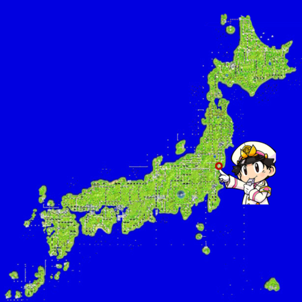 ひたちなかのマップ画像