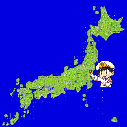 笠間のマップ画像