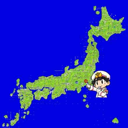 渋谷のマップ画像