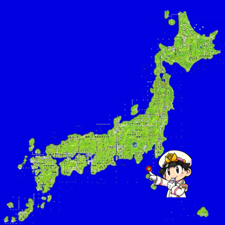 伊豆大島のマップ画像