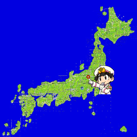 軽井沢のマップ画像