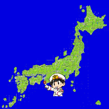 白浜のマップ画像