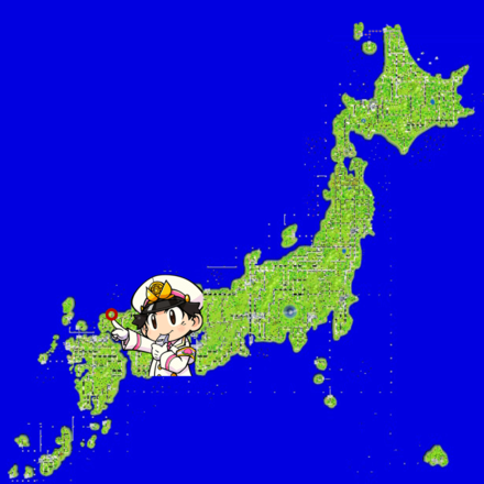 仙崎のマップ画像