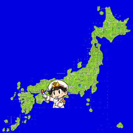 福山のマップ画像