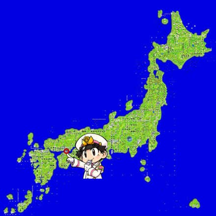 生口島のマップ画像