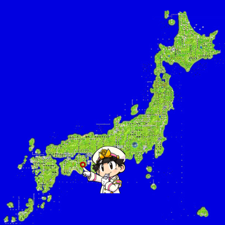 徳島のマップ画像