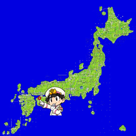 松山のマップ画像