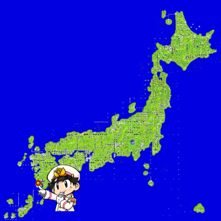 知覧のマップ画像