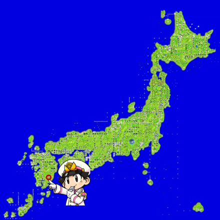 宮崎のマップ画像