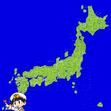 久米島のマップ画像