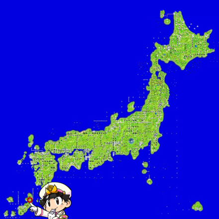 名護のマップ画像