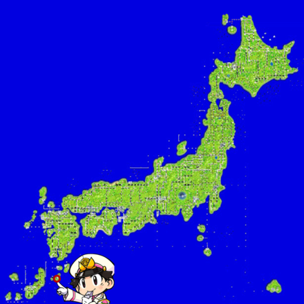 奄美大島のマップ画像