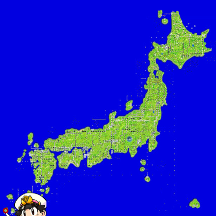 石垣島のマップ画像