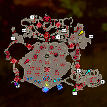 ハイラル奪還戦のマップ