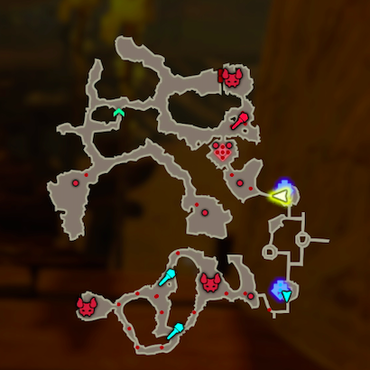 ゾーラ族の遠征のマップ