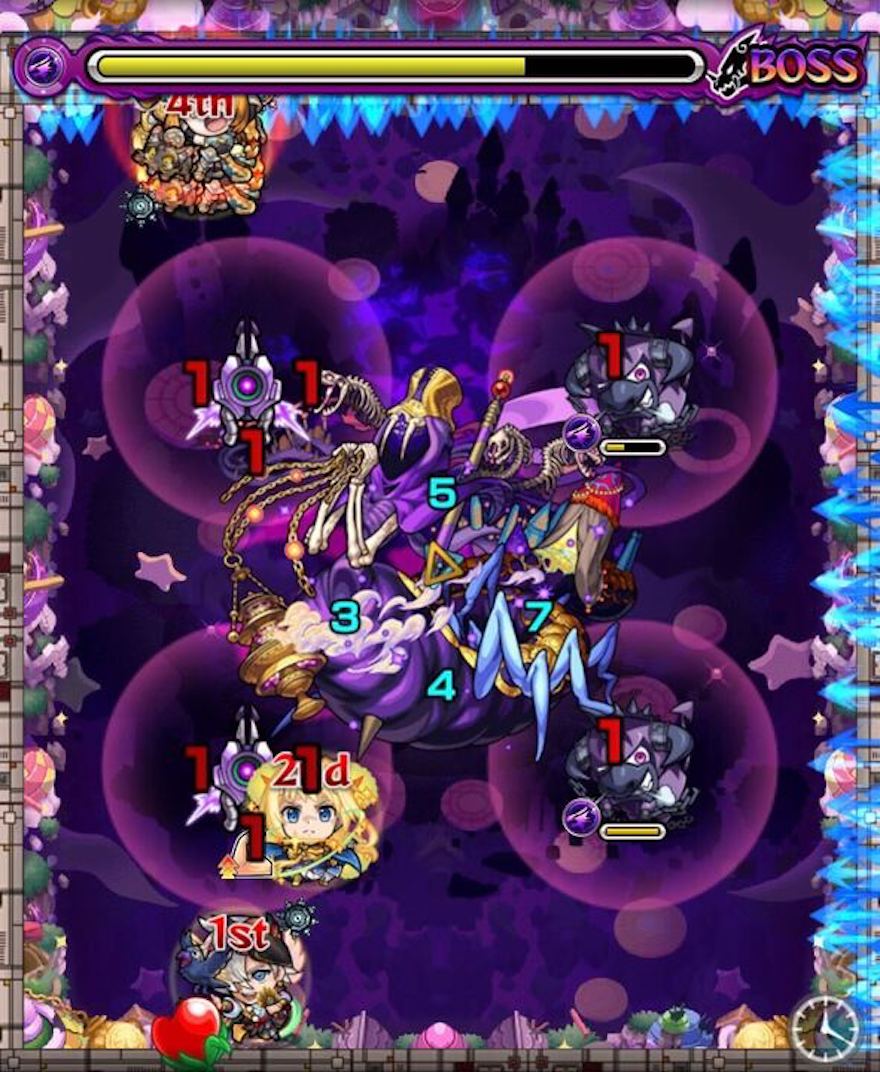 マーチ ボス3 クロスドクロ処理後