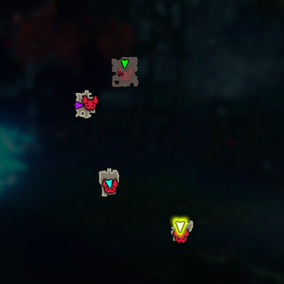 厄災の使者たちのマップ