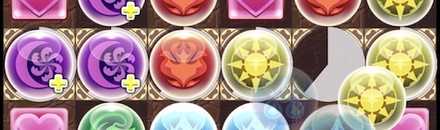 ルーレットを掴んで色を揃える