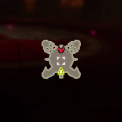 アストルとの戦いのマップ