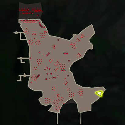 炎の嵐のマップ