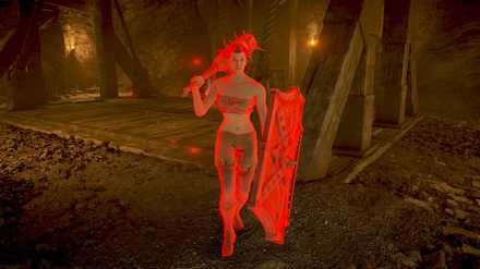 坑道の黒ファントム1の画像