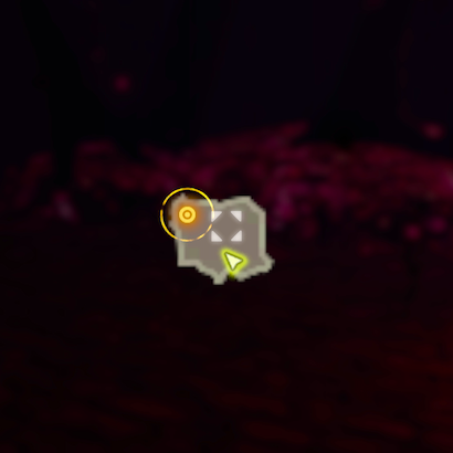 憑依ガノンとの戦いのマップ