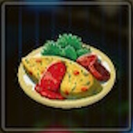 野菜オムレツ画像