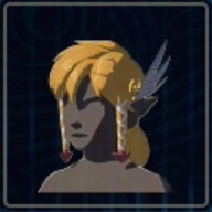 雪よけの羽飾り画像