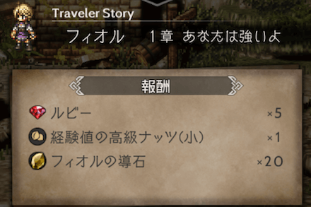 1章の攻略チャート