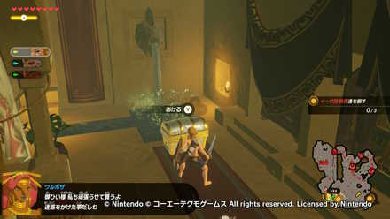 ゲルドの族長ウルボザの宝箱