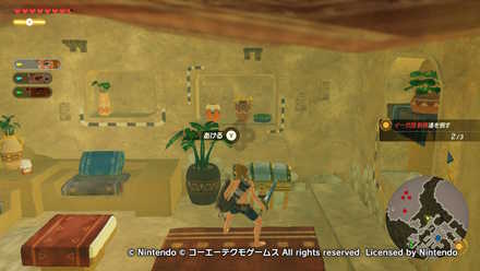 ゲルドの族長ウルボザの宝箱