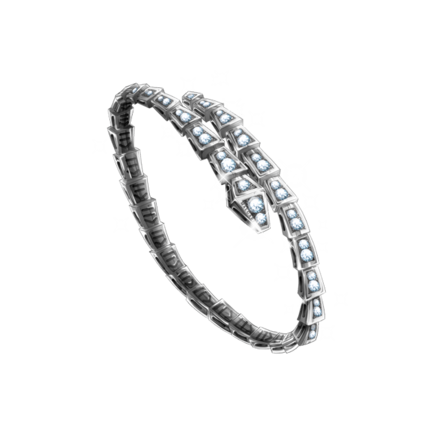 MALGARIのブレスレット［ホワイト×ダイヤ］