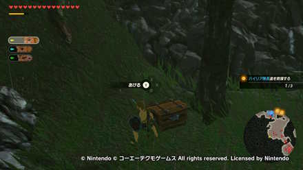 ハテノ砦の戦いの宝箱