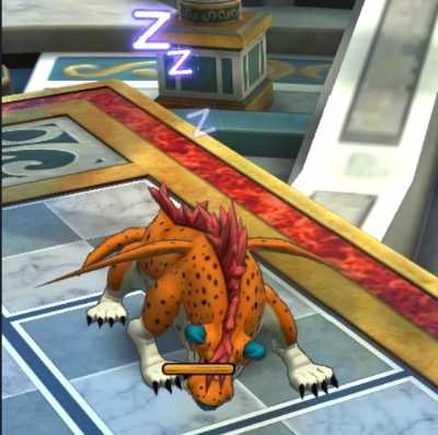 ゲリュオンを眠らせる