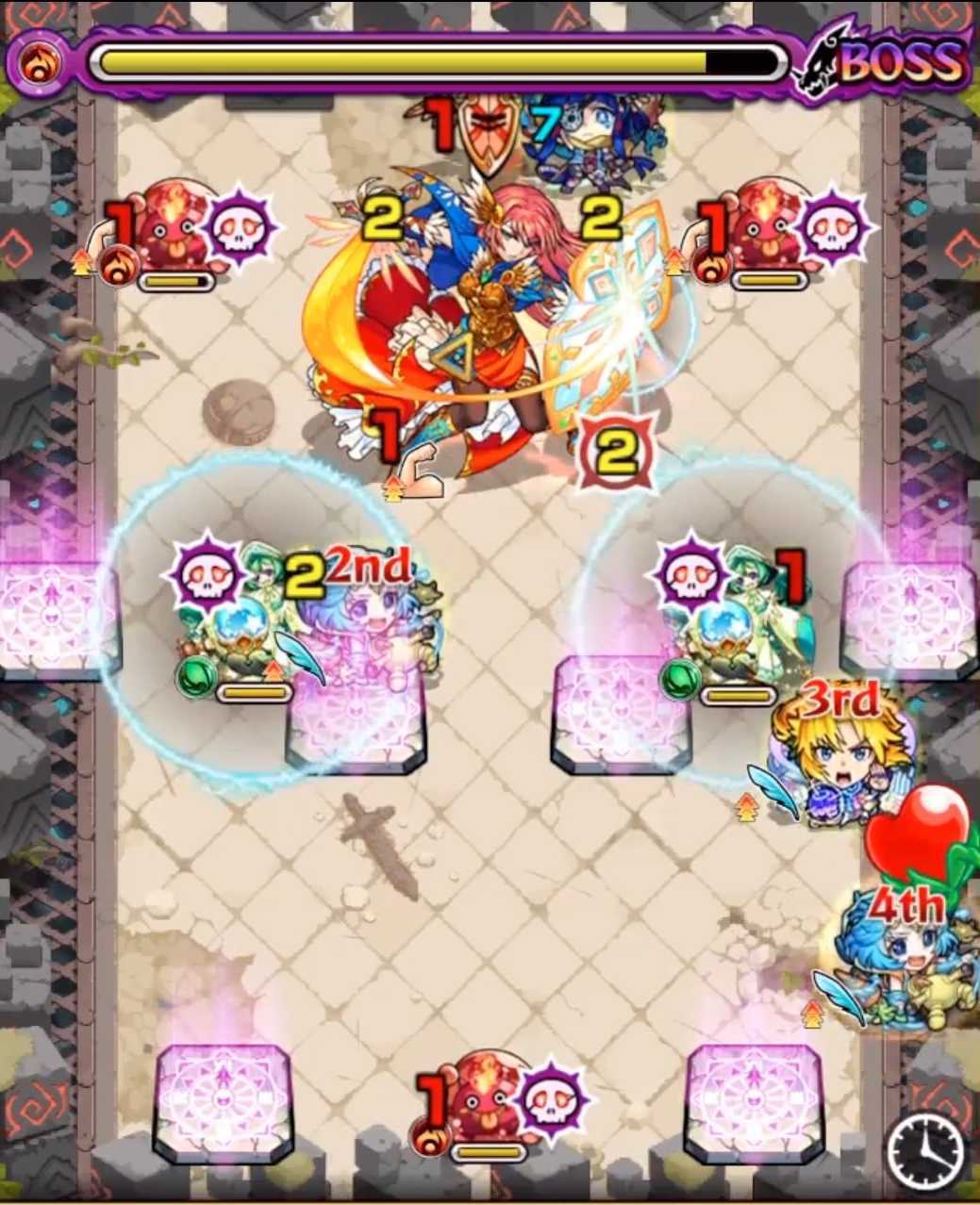 真ガラハッド ボス3 クロスドクロ処理後