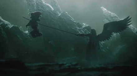 自身の身長を超える刀