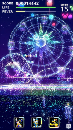 ミューパレ ゲーム画面1