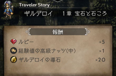 1章の攻略チャート