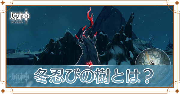 原神 冬忍びの樹の解放方法 レベルの上げ方 ゲームエイト