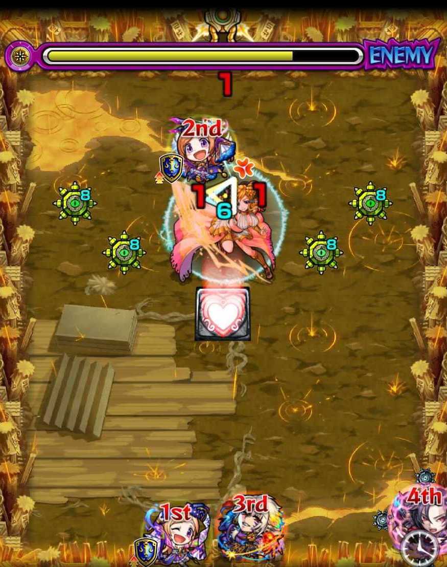 阿鼻 ステージ1 クロスドクロ処理後