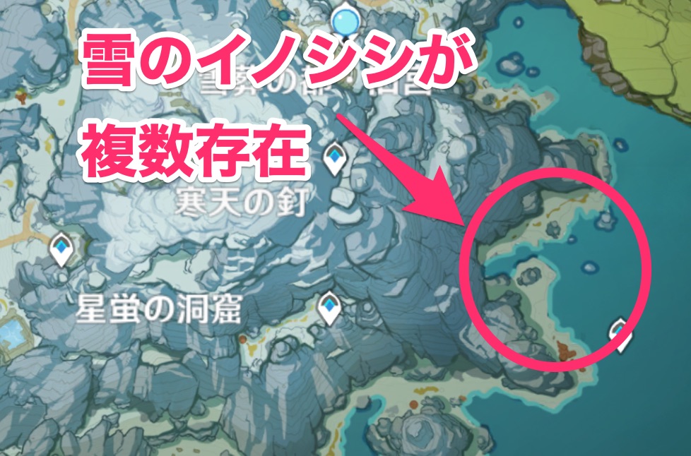 冷製鮮肉の場所